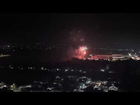 See the city transform with this massive fireworks show