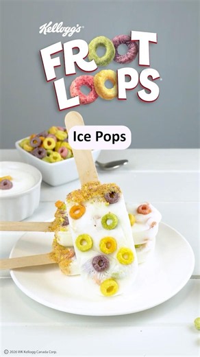 Froot Loops Ice Pops