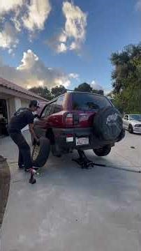 Installing a lift on the rav4! #shorts