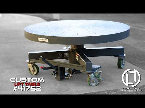 Telescoping Lift Table with Blanchard Ground Fixture Deck