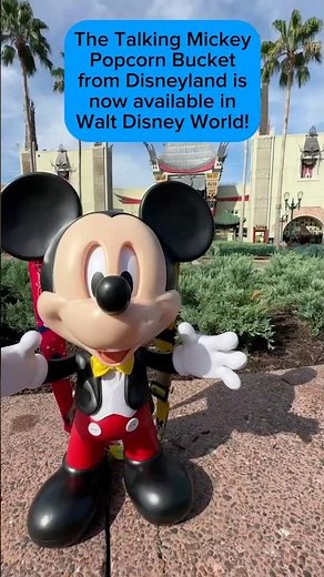 Talking Mickey Popcorn Bucket now at Walt Disney World!