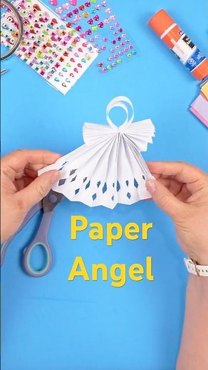 Make a Paper Angel – So Easy, So Sweet! #thetinkersprout