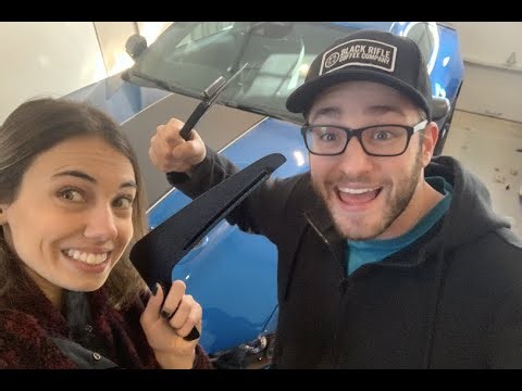 PUTTING MUD FLAPS ON MY 2021 MUSTANG MACH 1