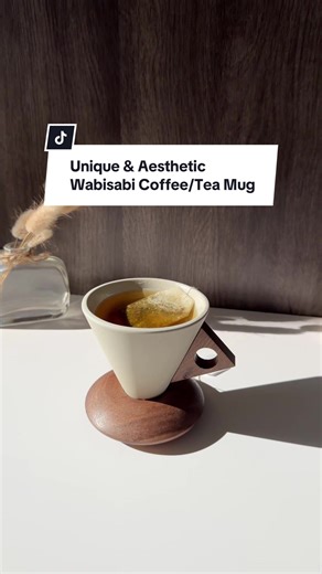 Unique Wabisabi Ceramic Mug for Joyful Moments