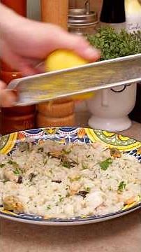 RISOTTO ALLA PESCATORA PER PIGRISSIMI CON MISTO PESCE SURGELATO