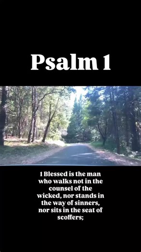 “Blessed is the man who walks not in the counsel of the wicked, nor stands in the way of sinners, nor sits in the seat of scoffers; but his delight is in the law of the Lord, and on his law he meditates day and night. He is like a tree planted by streams of water that yields its fruit in its season, and its leaf does not wither. In all that he does, he prospers. The wicked are not so, but are like chaff that the wind drives away. Therefore the wicked will not stand in the judgment, nor sinners i