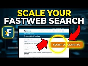How to Scale Your Scholarship Search with Fastweb - Quick Tutorial
