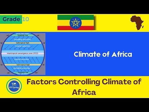 Factors Controlling Climate of Africa [Geography Grade 10 Unit 2 L4] @alisprings