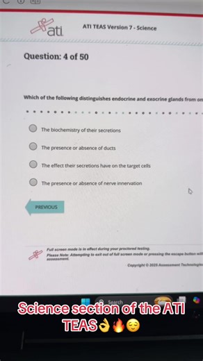 The science section of the TEAS TEST!! #nursingstudent #teas #studytips #proctoredexam #exam