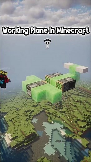 How to build a Working Plane in Minecraft! ✈️ #usa