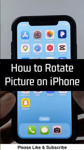How to Rotate a Picture on iPhone - Flip Photo on iPhone