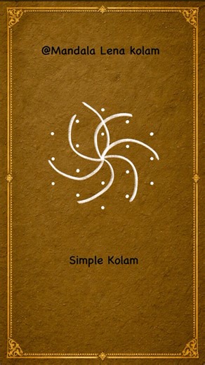 Dots kolam design for beginners #shorts #kolam #muggulu #rangoli #kolamdesigns #padikolam #kolangal