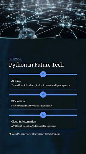 🚀 How Python Prepares You for Future Technologies like AI & Blockchain | Learn Future Skills