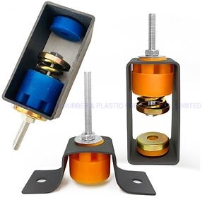 [Hot Item] Spring Vibration Isolator Hanger with Removable Frame / Shockproof Top Suspension Rubber Shock Absorber for Ceiling