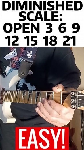 Diminished Scale - Guitar lesson #guitar #guitarlesson #guitarlessons
