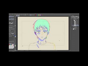 CleaningUp a Keyframe in ClipStudio Paint