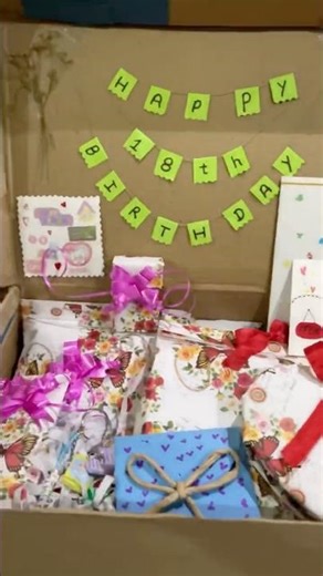 preparing gift for birthday✨🦋🌷🎁 #diy #handmadecards #shortfeed #birthdaycards #craft #craftyhome