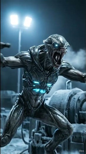 Satisfying Alien Morph | Ultra Smooth Shapeshift #ai #veo3.1