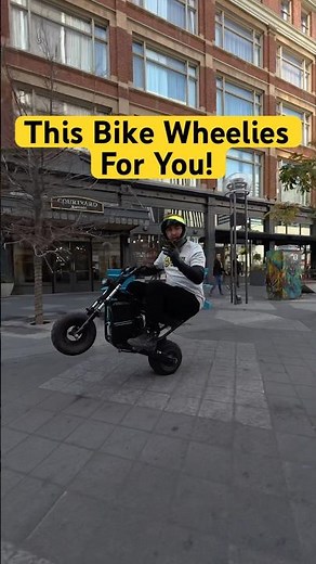 This Bike Wheelies… By Itself!