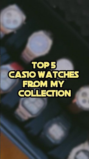 Top 5 Casio Watches From My Collection 😍🔥 (From G-Shock to Edifice!)