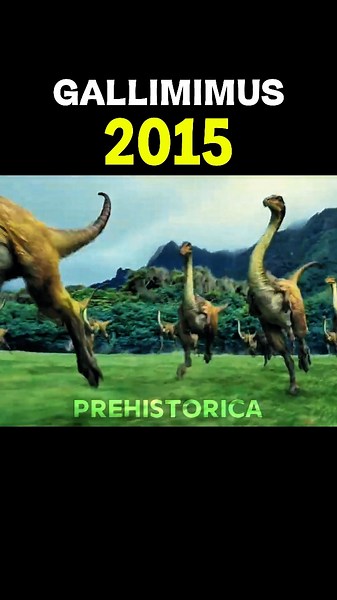 Evolution of Gallimimus: The Fastest Dinosaur in Movies (1993 - 2018) 🦖💨🔥 #Gallimimus