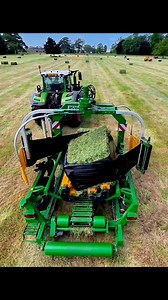 Tim Carrs team with the FENDT 728 vario tractor and McHale bale wrapper | Pro Horizon Farming Content