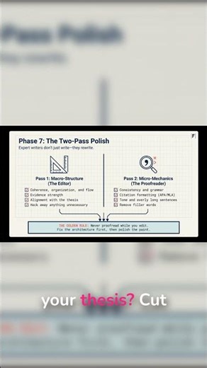 The Secret to Great Writing: Two-Pass Revision!