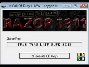 COD4 KEYGEN DOWNLOAD RAZOR1911