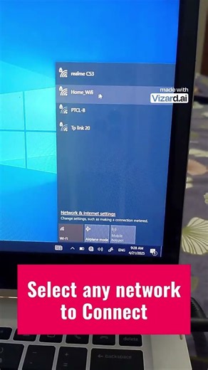 How to Connect WIFI in Laptop (Easiest Way)#wifi #connectwifi #connectwifilaptop #laptop #trending