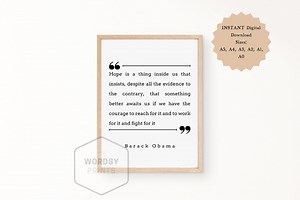 Barack Obama Hope Quote Poster, Obama Hope Digital Print, Barack Obama Digital Art, Obama Hope Poster, Obama Digital Wall Art - Etsy Australia