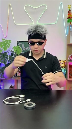 I Made a Magnetic Charger… Does It Actually Work? #shorts #test #experiments
