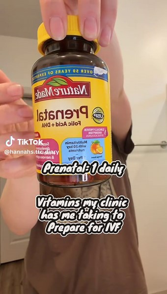 Got word back from my clinic ✨ balls are officially rolling, so we are starting a vitamin regiment per my doctors instructions 🤍 updates coming soon 💗 #IVF #infertilityjourney #ttc #tubalinfertility #ivfjourney
