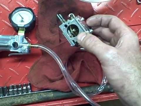 Small Engine Repair: Checking Fuel Pump Diaphragm & Inlet Needle on a Diaphragm Carburetor