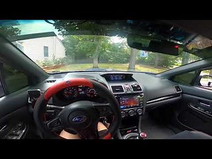 2019 Subaru WRX STI Borla S-Type Exhaust Driver POV - GoPro Hero8