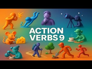 Level Up Your English: Action Verbs 9 Challenge 💪