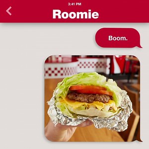 No bun? No problem. | Five Guys