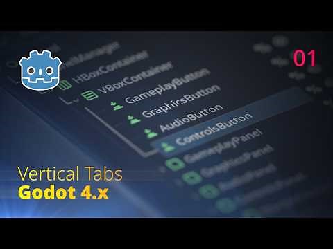 Vertical tabs in Godot 4.4