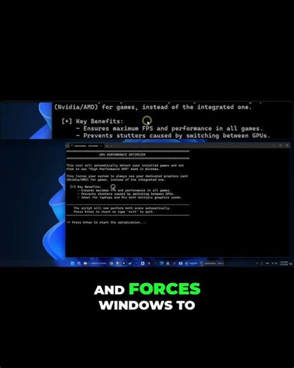Boost FPS with GPU Optimizer #shorts
