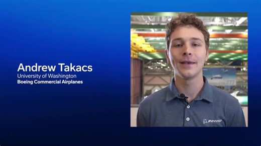 2K views · 40 reactions | Being at the forefront of aerospace innovation was one of the reasons this #BoeingIntern chose a #TeamBoeing internship in the Puget Sound. Hear more from Andrew, a master's student studying aerospace engineering at University of Washington who supports the 777X as part of the system stress team. | Boeing in Washington | Facebook