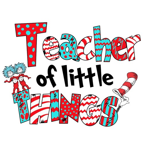 Teacher of Little Things PNG – Thing 1 and 2 Clipart (digital Download) - Etsy