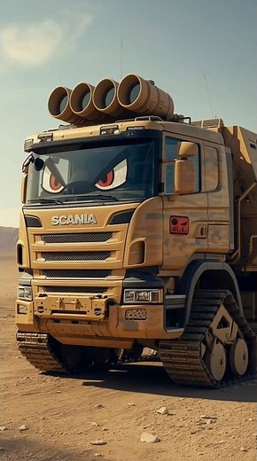 Missile Launcher Truck Transforms Into a Battle Tank… HOW? #automobile