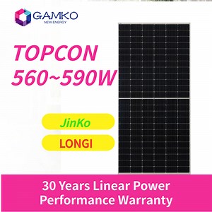 [Hot Item] Arrival Price Topcon Longitrinajaso 590W Solar Panel 580W 560W for Growatt 5W-800W