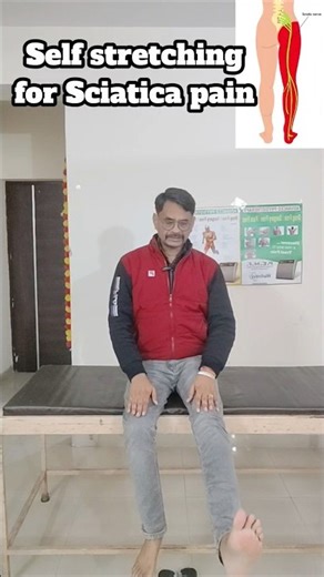 self stretching exercises for Sciatica pain #nervepain #sciatica