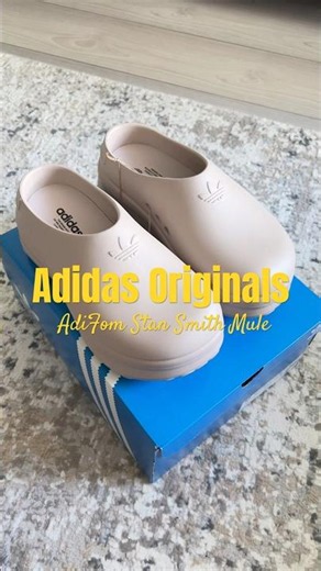 Unboxing my new ‪@adidas‬ ‪@adidasOriginals‬ AdiFom Stan Smith Mule! #adidas #ytshorts #worldcup #yt #fy