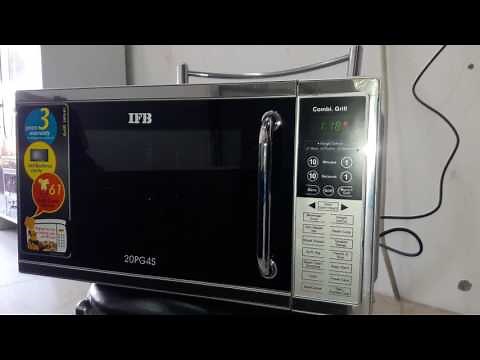 How to use ifb 20 liter grill microwave model 20pg4s full demo