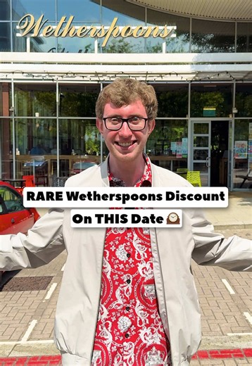 Wetherspoons 7.5% off on September 17 – Tax Equality Day discount