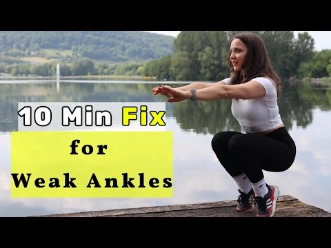 Strong Ankle Workout | Strengthen Weak Ankles in 4 Easy Steps | Less Sprains!