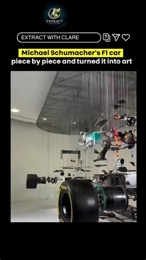 This Formula 1 Car Was Turned Into a Floating Work of Art 🤯 #shorts