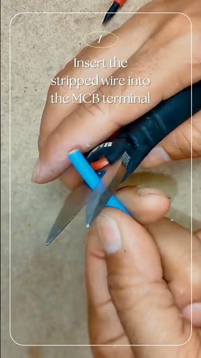 How To Wire Crimping With MCB Connection #electrical #engineering #electricaltips #wirecrimping #mcb