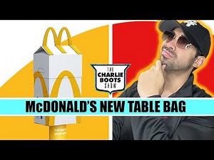 McDonald's New Table Bag (The McTable)